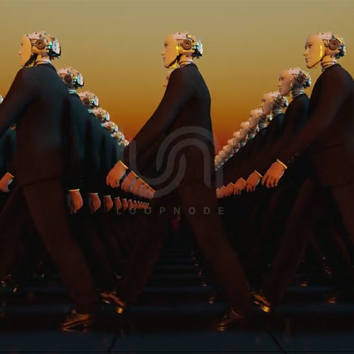 OFFICE CYBORGS 10. symmetry, CGI, loopable