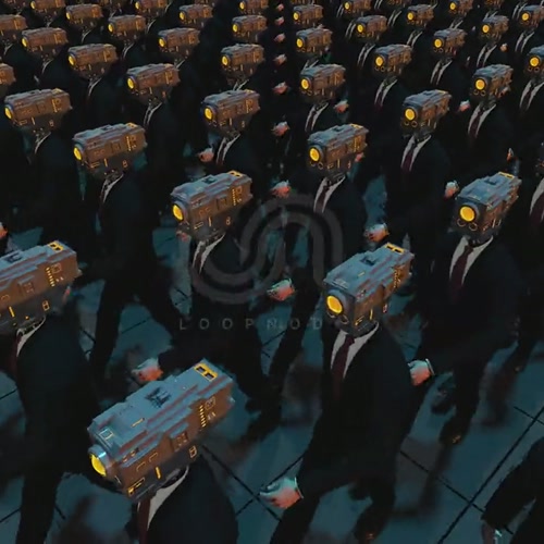 OFFICE CYBORGS 24. cyborg, mechanical army, corporate environment