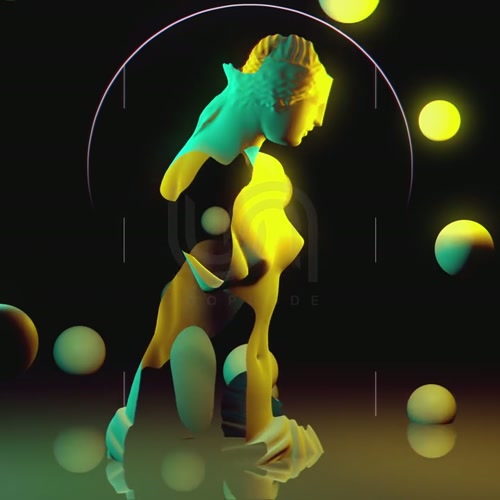 VENUS COL 04. vaporwave, spheres, orbs