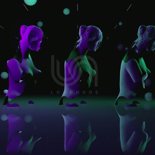 VENUS COL 05. moody, electronic, glowing