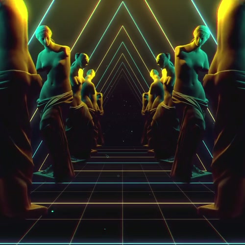 VENUS TUNNEL COL 04. abstract, vj loop, creative