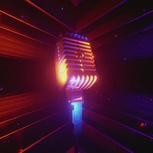 VJ KARAOKE 02. vocalists, live performance, light trails