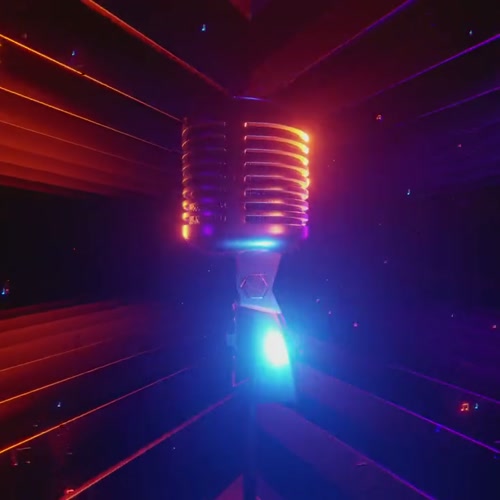 VJ KARAOKE 03. sound, geometric, music