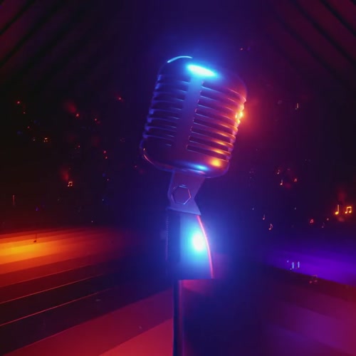 VJ KARAOKE 13. singers, singing, cyberpunk