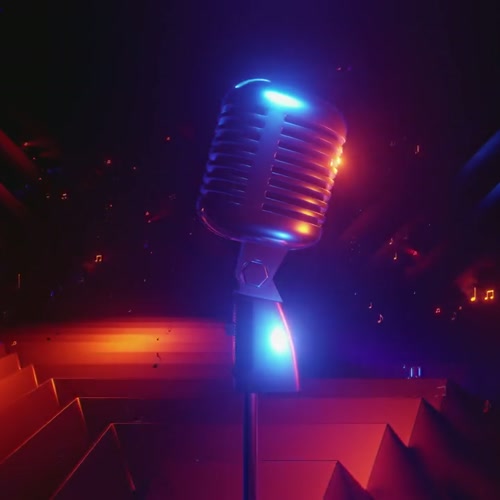 VJ KARAOKE 14. glowing, visualizer, audio equipment