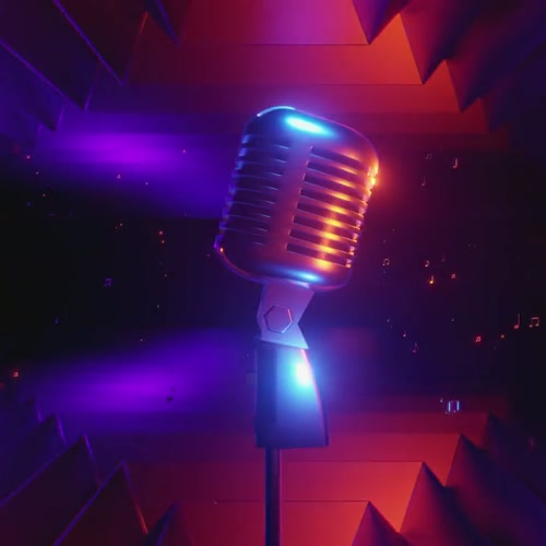 VJ KARAOKE 16. headphones, singing, stage