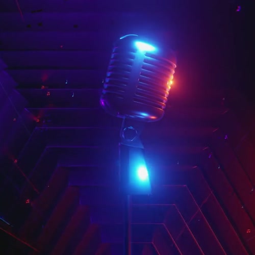 VJ KARAOKE 17. karaoke bar, blue, singers