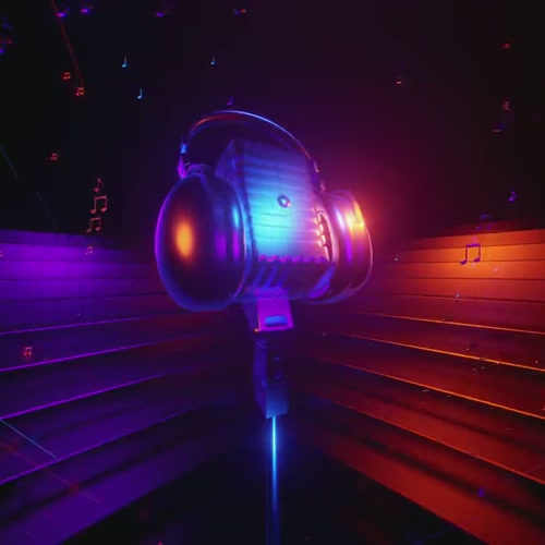 VJ KARAOKE 21. neon, vj loop, background