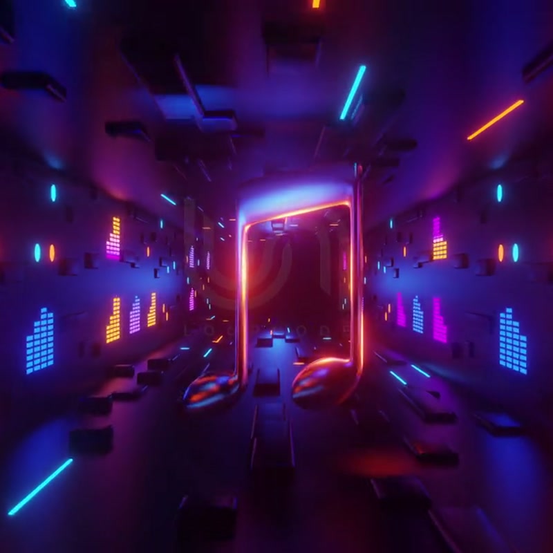 VJ MUSIC 01. background, spectrum, rave