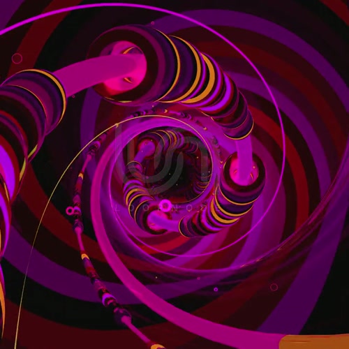 LOOP PATTERN 17. vibrant, festival, tunnel