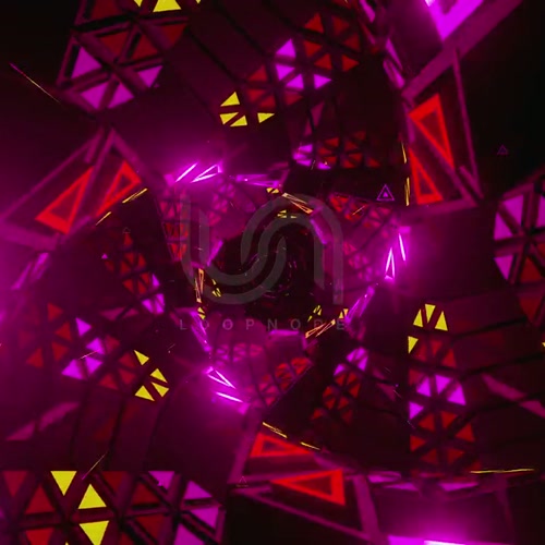 LOOP PATTERN 02 02. neon, futuristic, stage
