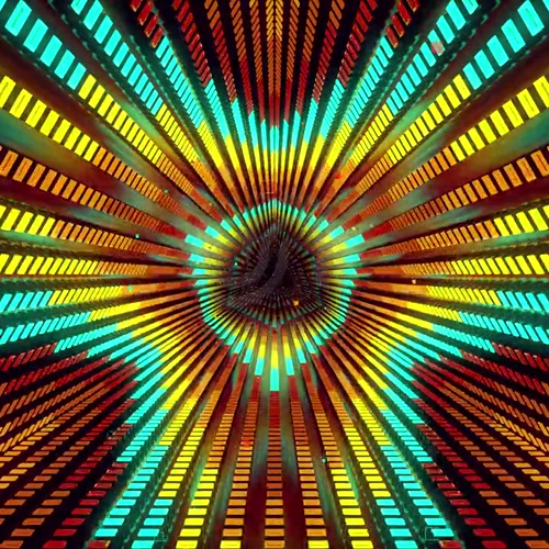 LOOP PATTERN 02 25. led screen, tunnel, swirl