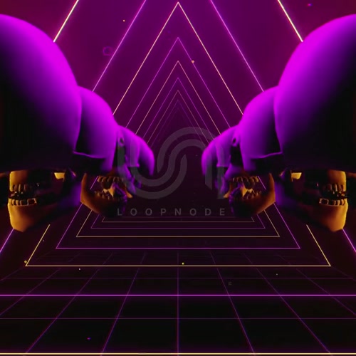 VJ SCULL 01 04. perspective, skull, sci-fi