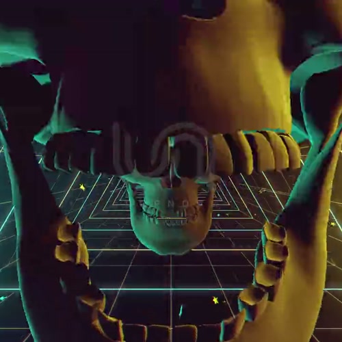 VJ SCULL 01 06. visualizer, teeth, jaw
