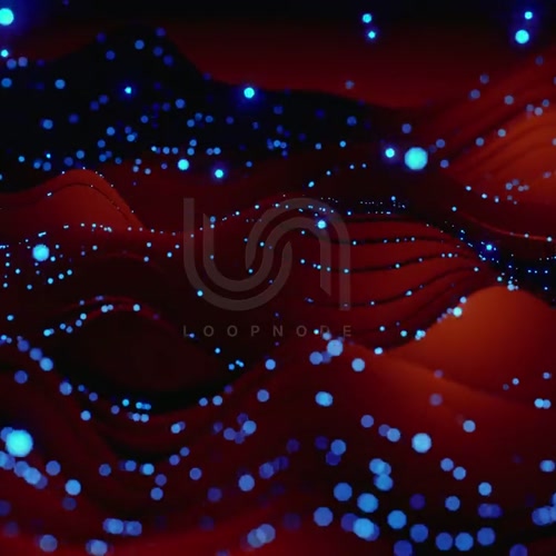 WAVE LOOP 02. blue lines, futuristic, abstract