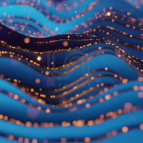 WAVE LOOP 06. wavy structure, pulsing, geometry