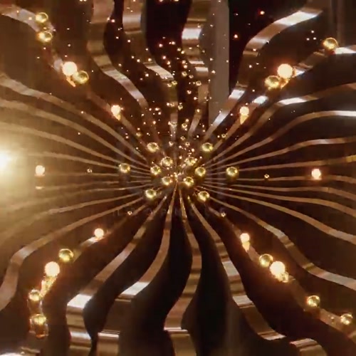 WAVE LOOP 19. abstract, glowing lines, sci-fi